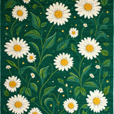 Textured Irregular Floral Aesthetic(Green)