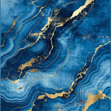 Sophisticated Abstract Waves Theme(Blue)