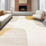 Modern Beige Area Runner(Beige)