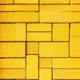 Modern Abstract Yellow Non Shedding(Yellow)