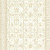 Vintage Geometric Area with Elegant Cream and Beige(Beige)