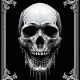 Gothic Dark Skull(Black)