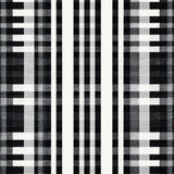 Artisan Woven Graphic Linear with Contemporary Stripe(White)