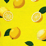 Cheerful Lemon Fruit Motif(Yellow)