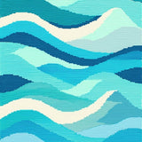 Coastal Nautical Seashell(Blue)