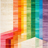 Contemporary Earthy Geometric Fusion(Red)