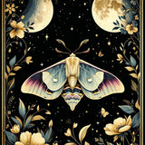 Celestial Vintage Floral Elegance(Gold)