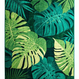 Chic Sage Green Botanical Print(Green)
