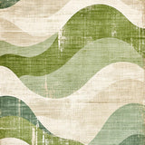 Modern Wave Sage Cream Non Shedding(Beige)