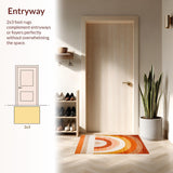 Vibrant Abstract Woven Aesthetic(Brown)