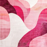 Artistic Abstract Pink Waves(Pink)
