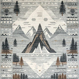 Modern Ethereal Nature Scene(Gray)