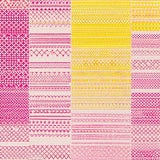Sunny Ombre Stripe Arrangement(Pink)
