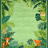 Charming Multicolor Safari Theme(Green)