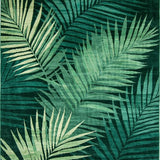 Lush Green Fern Motif(Green)