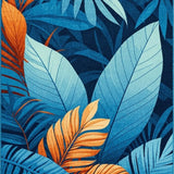 Lush Tropical Jungle(Blue)