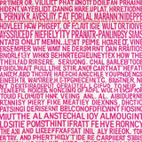 Eclectic Pink Quote Decor(Beige)