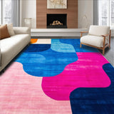Whimsical Colorful Geometric Fusion(Blue)