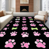 Lively Flannel Pet Print Design(Pink)