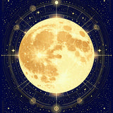 Astrology Sun and Moon(Gold)
