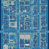 Charming Urban Map Aesthetic(Blue)