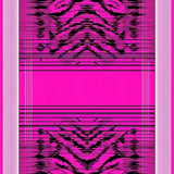 Artistic Tiger Silhouette Appeal(Pink)