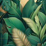 Chic Gold Accented Foliage(Green)