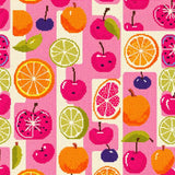 Brightly Colored Fun Fruit Display(Pink)