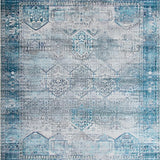 Trendy Gray and White Diamond Composition(Blue)