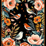 Artistic Vivid Animal Print(Black)