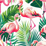 Tropical Flamingo Striped Aesthetic(Pink)