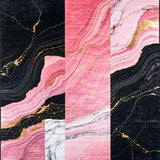 Minimalist Pink and Charcoal Contrast(Pink)