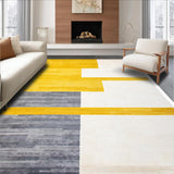 Chic Gray Yellow Geometric Fusion(Yellow)