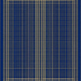 Chic Minimalist Gold Border Geometric Style(Blue)