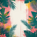 Colorful Abstract Boho Tapestry(Pink)