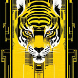 Bold Yellow Black Abstract Overlay(Yellow)