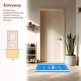 Interactive Air Travel Exploration Mat(Blue)