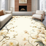 Bloom Harmony Beige Area Floral Serenity Low Pile(Beige)