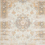 Beige Boho Accent Floor Cover Oriental Indoor Distressed(Beige)