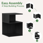 ODIKA Tokyo S Minimalist 3 Tier End Table - ODIKA