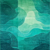 Aquatic Themed Oval Aesthetic(Blue)