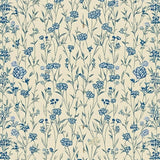 Azure Meadow Beige Floral Woven Style Area(Beige)