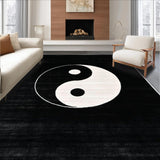 Monochrome Circular Geometric Motif(Black)