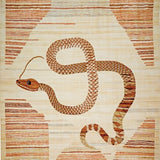 Modern Eclectic Snake Visualization(Beige)