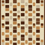 Abstract Earthy Cookie Motif(Beige)