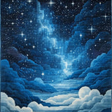 Bright Sky Themed Playful(Blue)