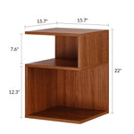 ODIKA Tokyo S Minimalist 3 Tier End Table - ODIKA