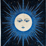 Celestial Black Abstract Arrangement(Blue)