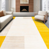 Abstract Geometric Bunny Area for Indoor Comfort Space(Yellow)