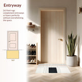 Minimalist Stripe with Alternating Narrow and Wide Black White Bands(White)